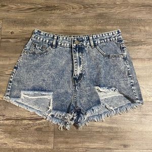 Jean shorts